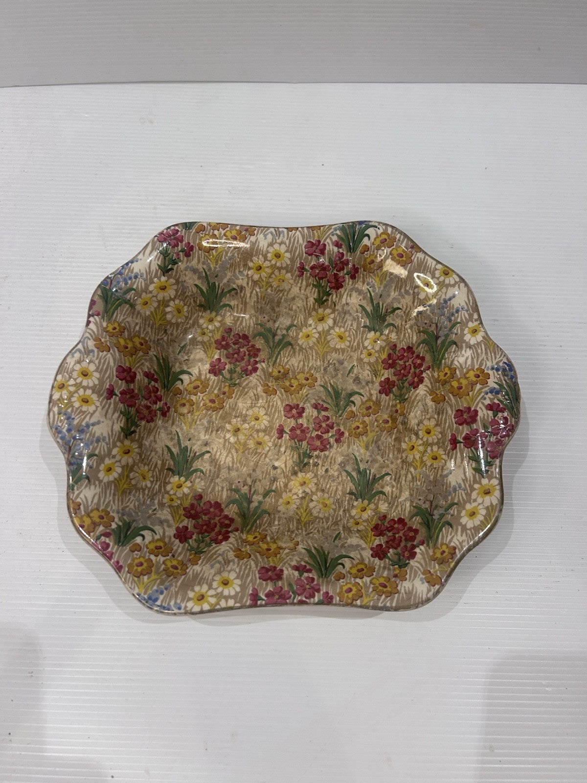 Grimwades Royal Winton Marguerite Dish c1930s England Chintzware 21cm