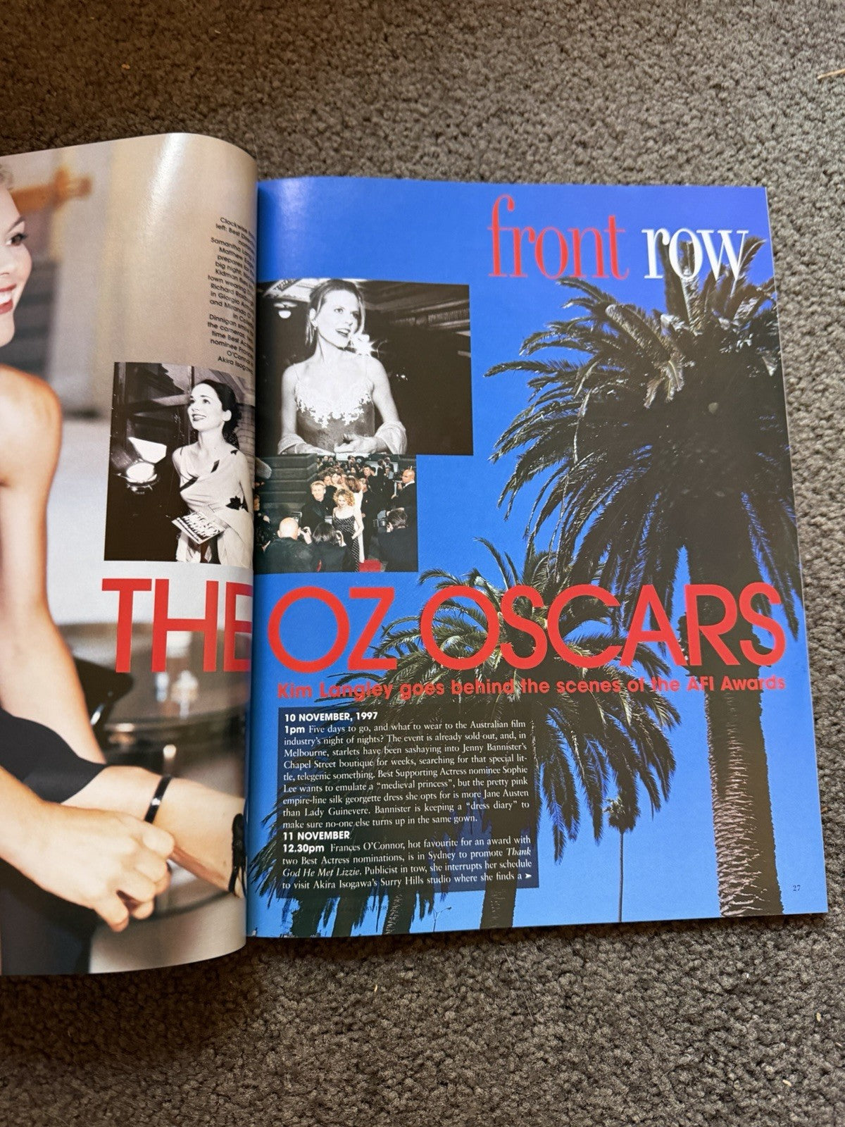 Vintage  February 1998 VOGUE Australia Magazine