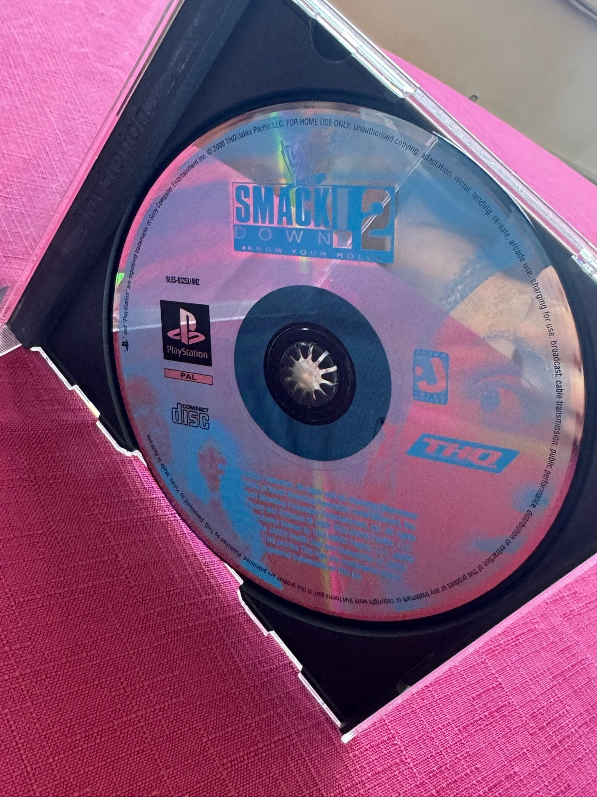 WWF SmackDown! 2 PlayStation PS1 PAL – Complete w Case, Disc & Manual | 2000