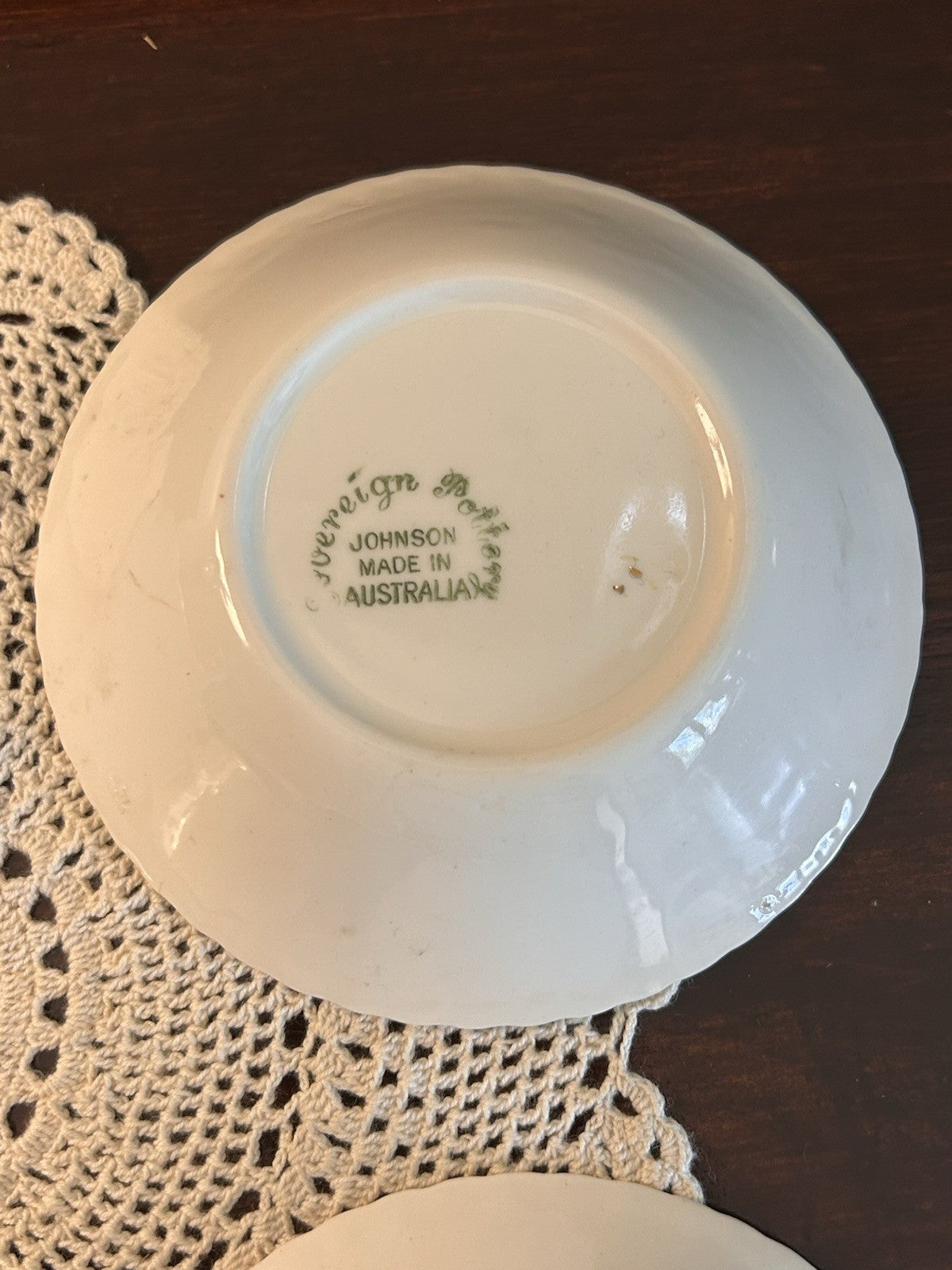 1953 Queen Elizabeth II Coronation Bowls x4 Johnson Australia Sovereign Pottery