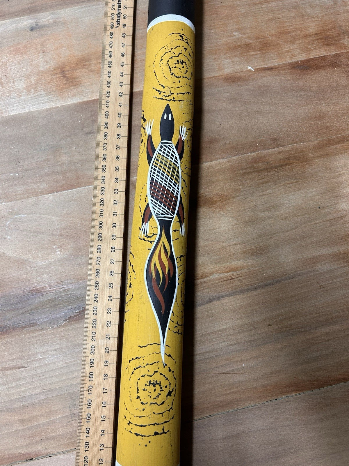Aboriginal Art Didgeridoo 68cm Hand Painted Turtle Design Australia