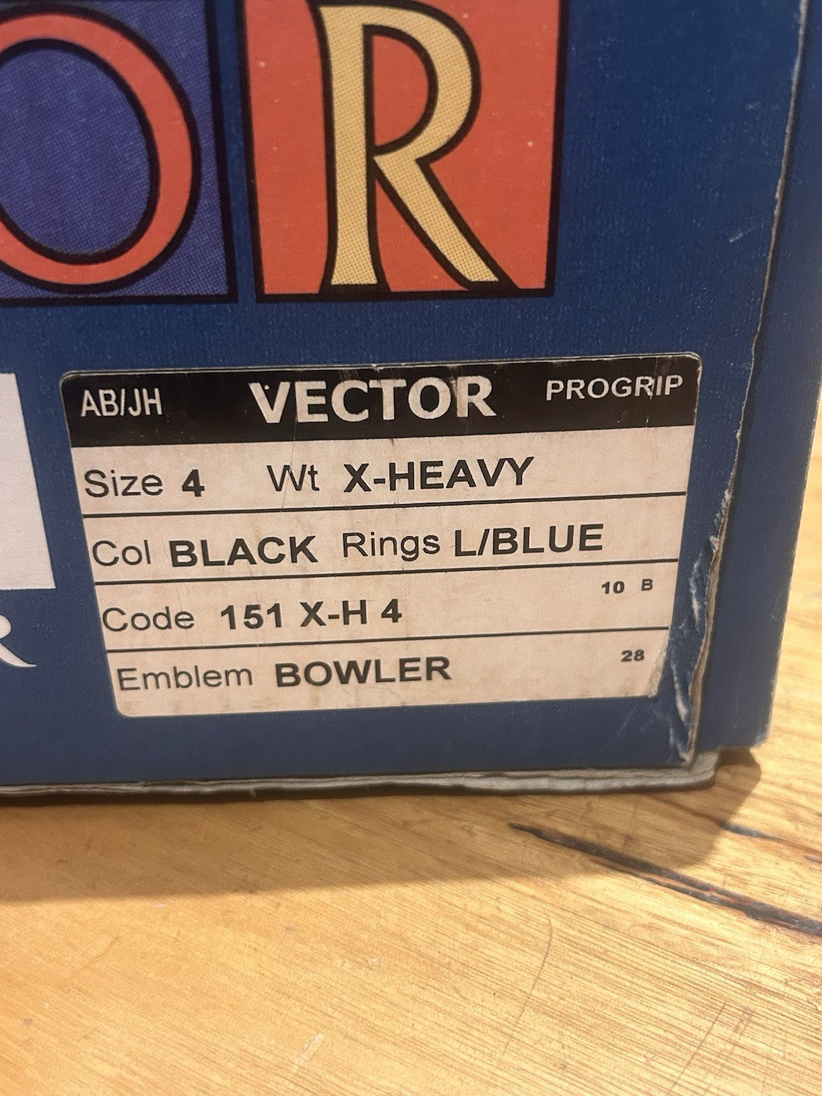 Taylor Vector Size 4 X-Heavy Lawn Bowls Approved 2032 Dual Stamp Boxed