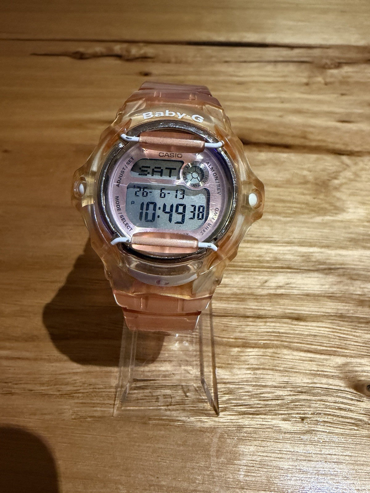 Casio Baby-G BG169A Wristwatch - Clear Orange