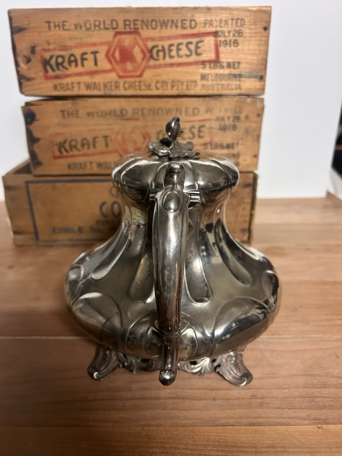 Antique Philip Ashberry & Sons Silverplate Teapot Sheffield No 1726 c1890s