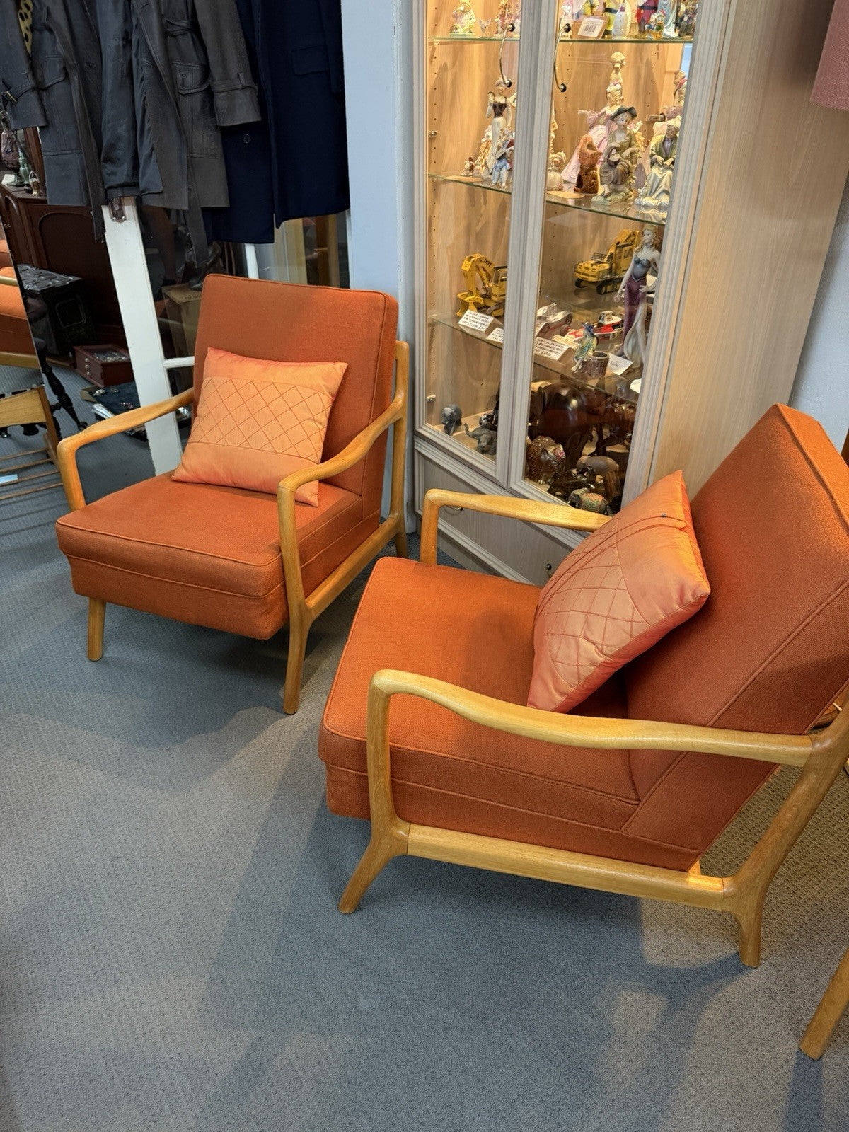 Dario Zoureff Armchair 1960s Australian MCM Restored Timber Original Fabric