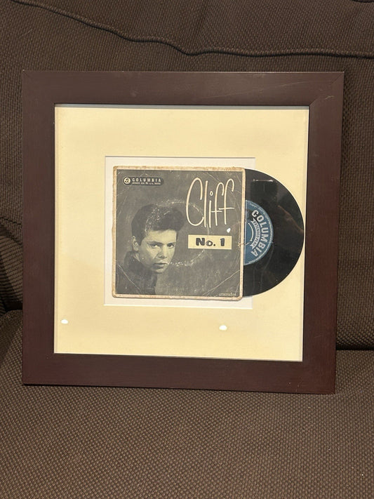 Cliff Richard No.1 Columbia EP 1959 Framed Vinyl Record Rock n Roll Display
