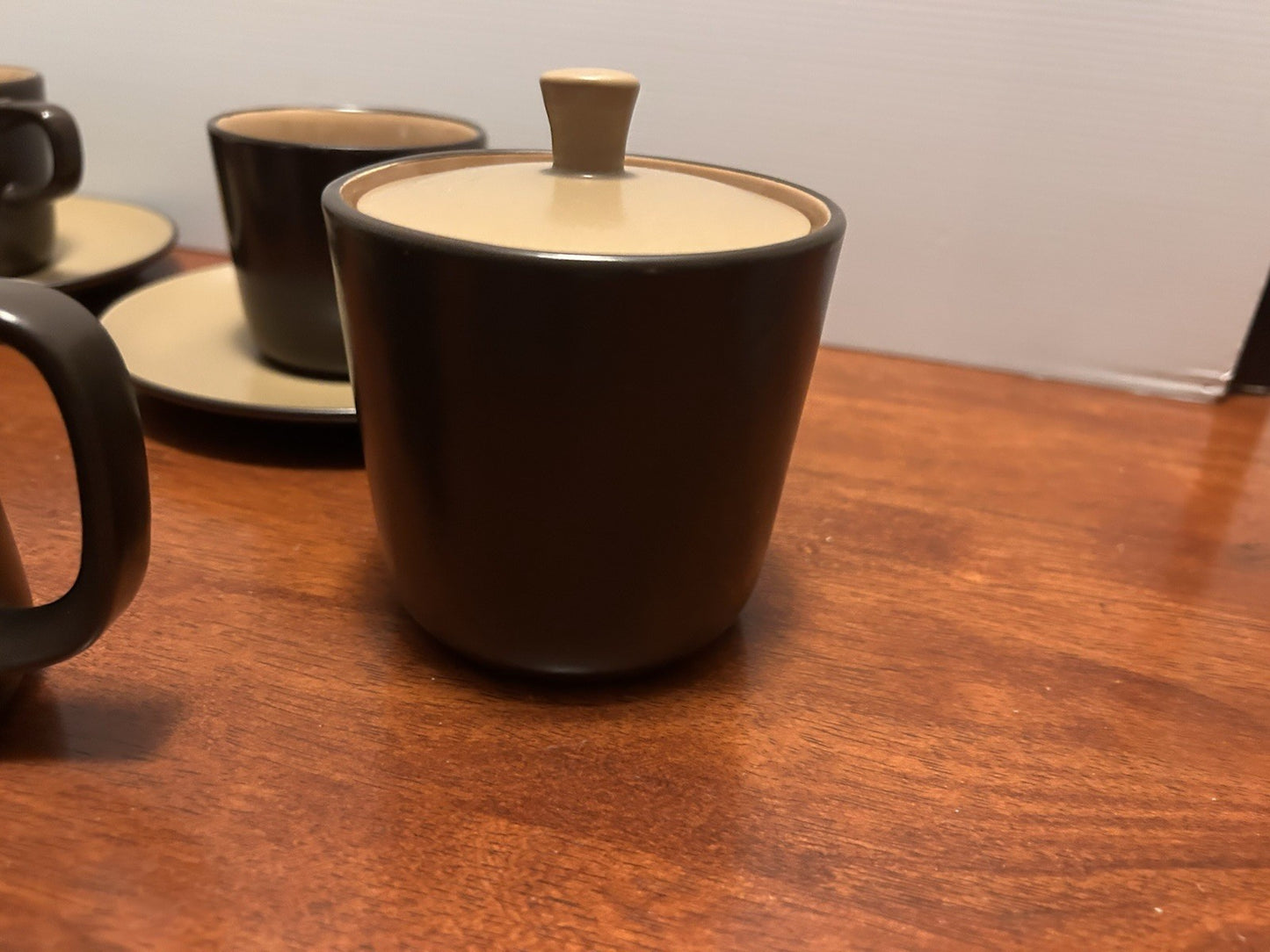 Mikasa Terra Stone Bronze Green J4001 Japan Coffee Set 5 Cups