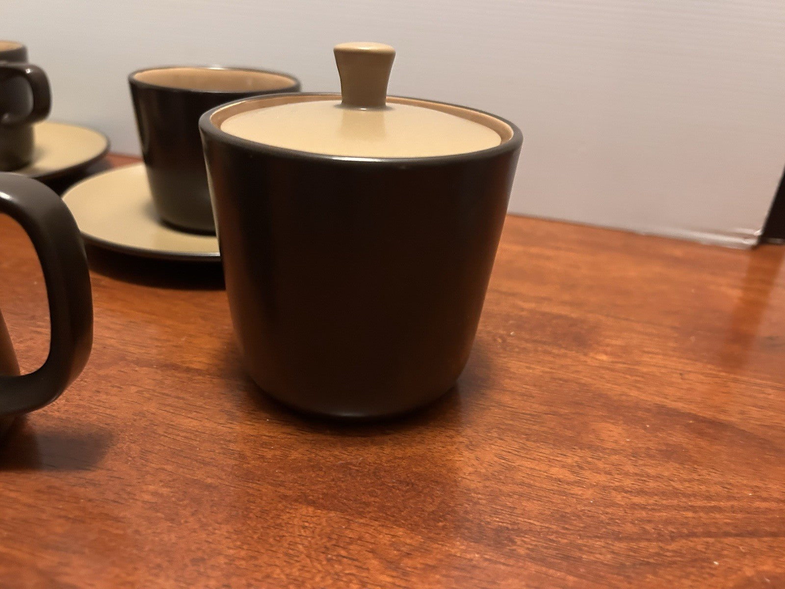 Mikasa Terra Stone Bronze Green J4001 Japan Coffee Set 5 Cups