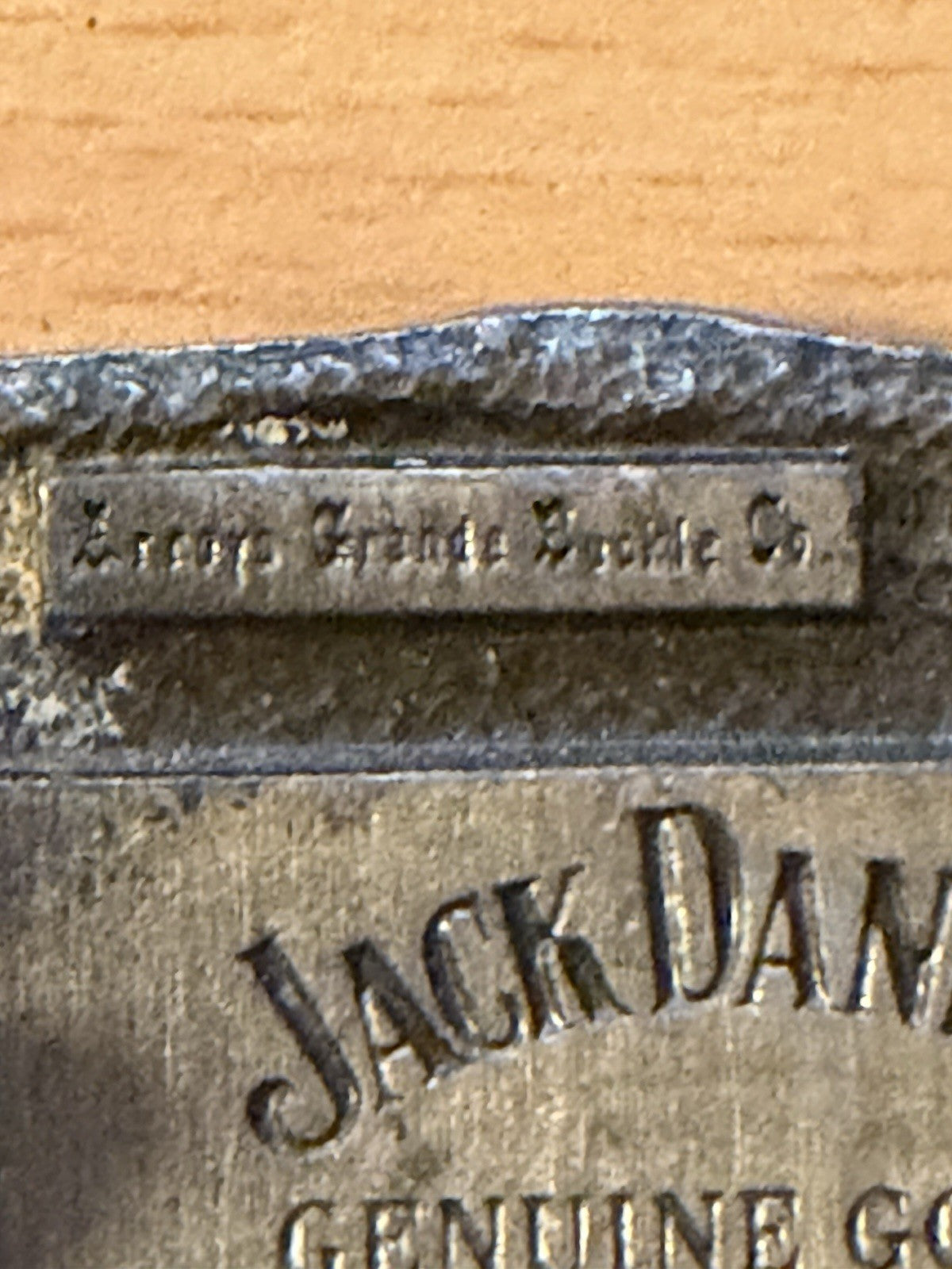 Jack Daniel’s Old No.7 1989 Bergamot Pewter Enamel Belt Buckle Lynchburg USA