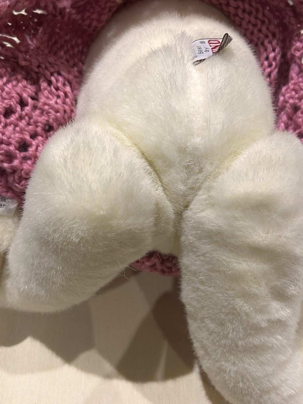 GUND Bialosky Friends Teddy Bear Pink Knitted Jumper Plush Soft Toy W Orig Tag