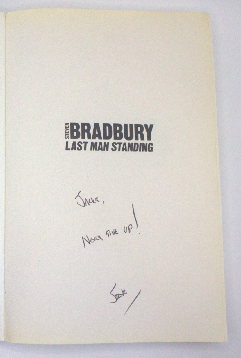Steven Bradbury, Last Man Standing, Signed Olympic Autobiography 2011