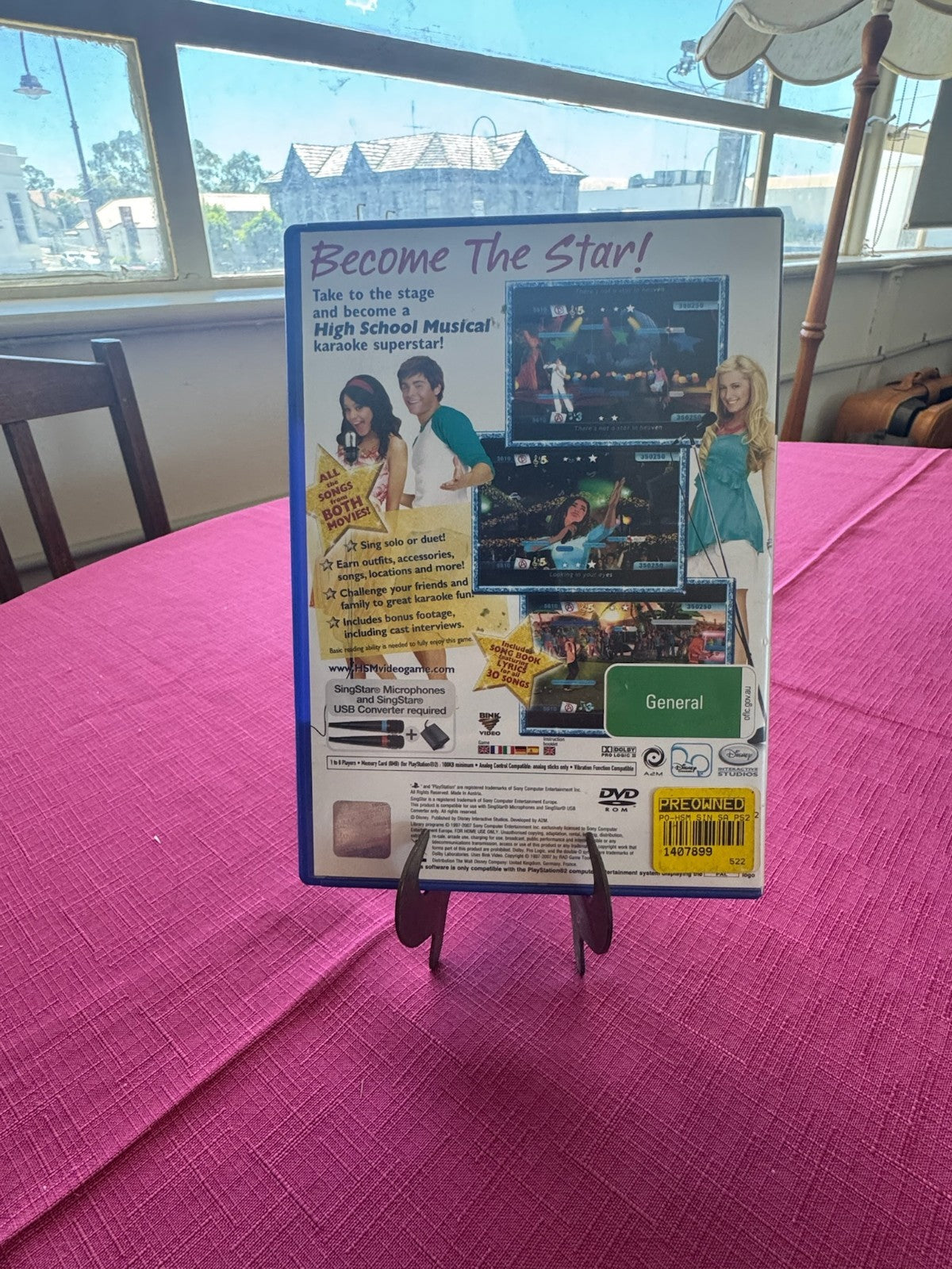 Disney High School Musical Sing It! PS2 PAL – Karaoke Game – Complete | 2007