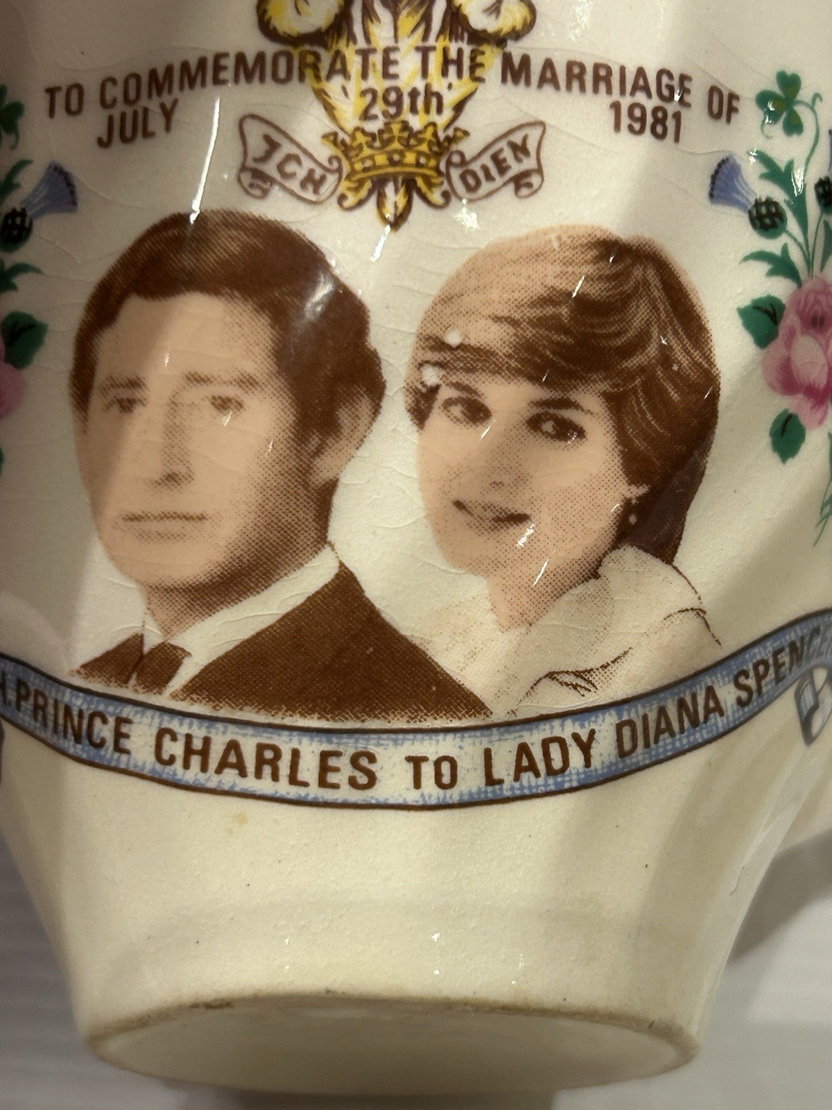 1981 Royal Wedding Prince Charles & Lady Diana Cups x3 – Made in Australia