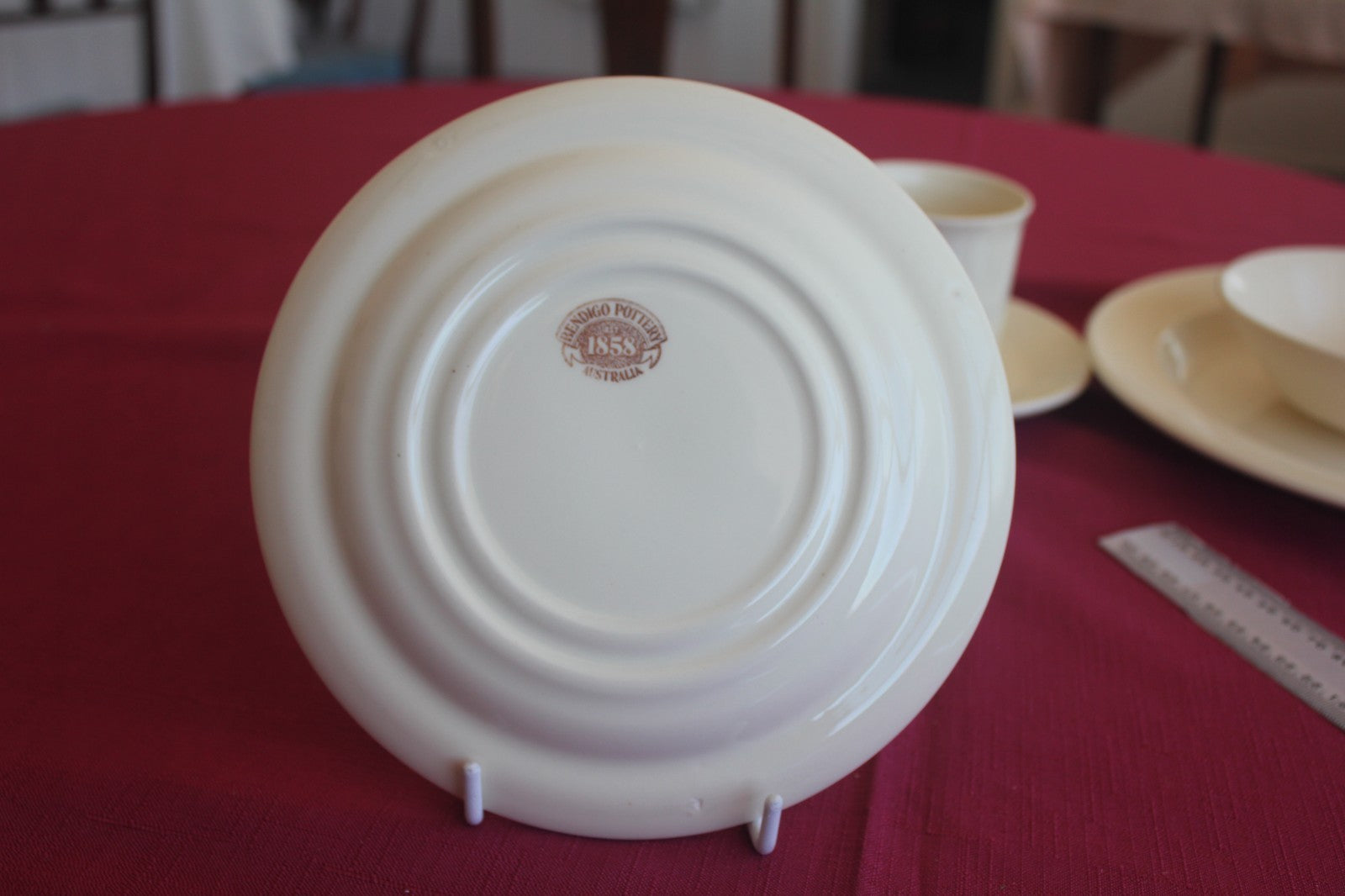 Vintage Bendigo Pottery 1858 Australia | Heritage Classic White Dinner Set