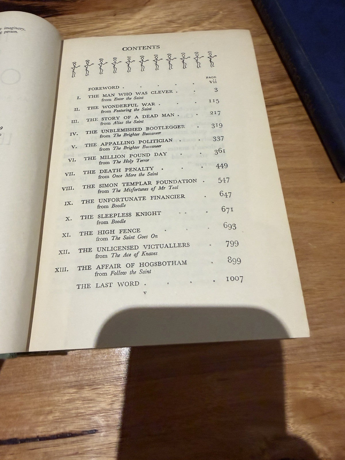 Leslie Charteris The First Saint Omnibus 1950 4th Impression Hardcover 1008pp
