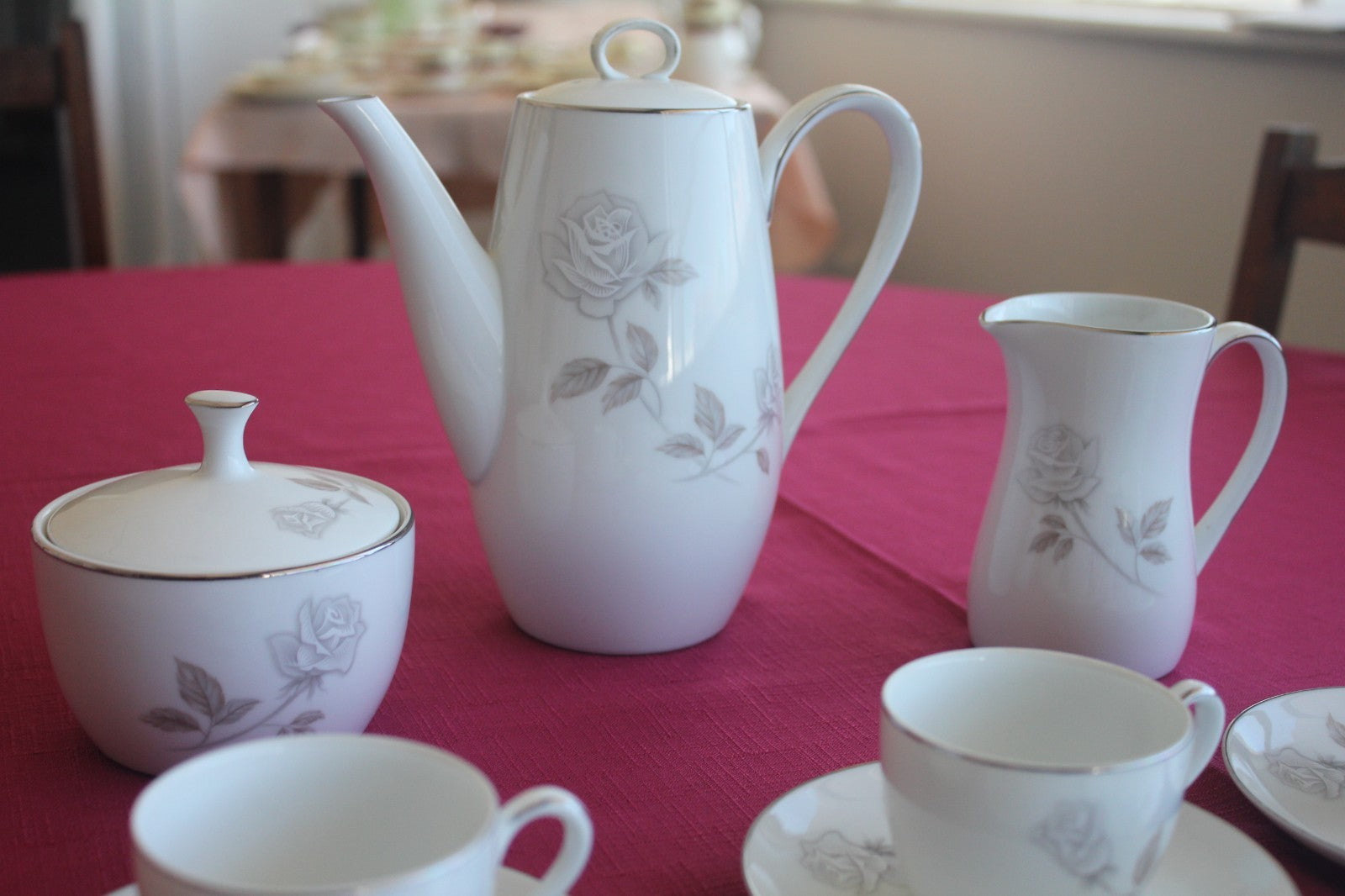 Vintage Noritake “Rosay” Coffee Service – Japan – 15-Piece Set