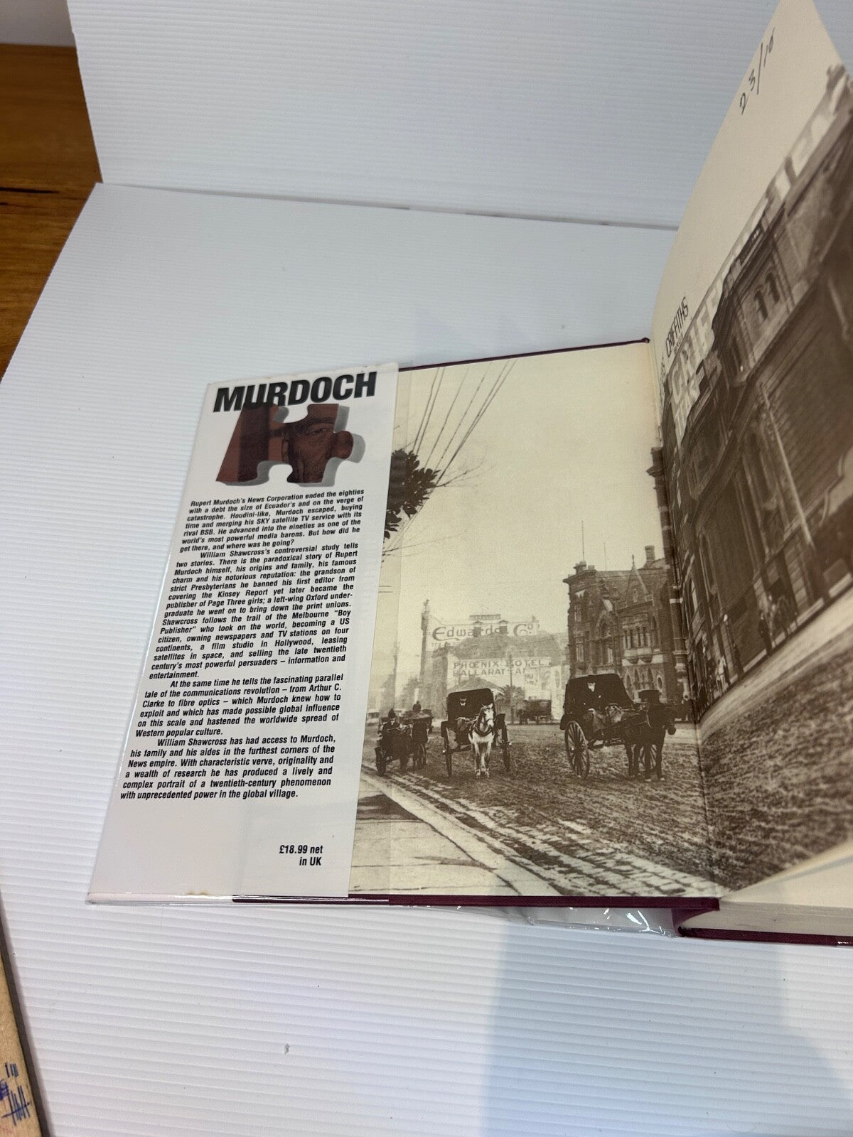 Rupert Murdoch Ringmaster HC DJ 1st UK Ed 1993 William Shawcross Bio Media