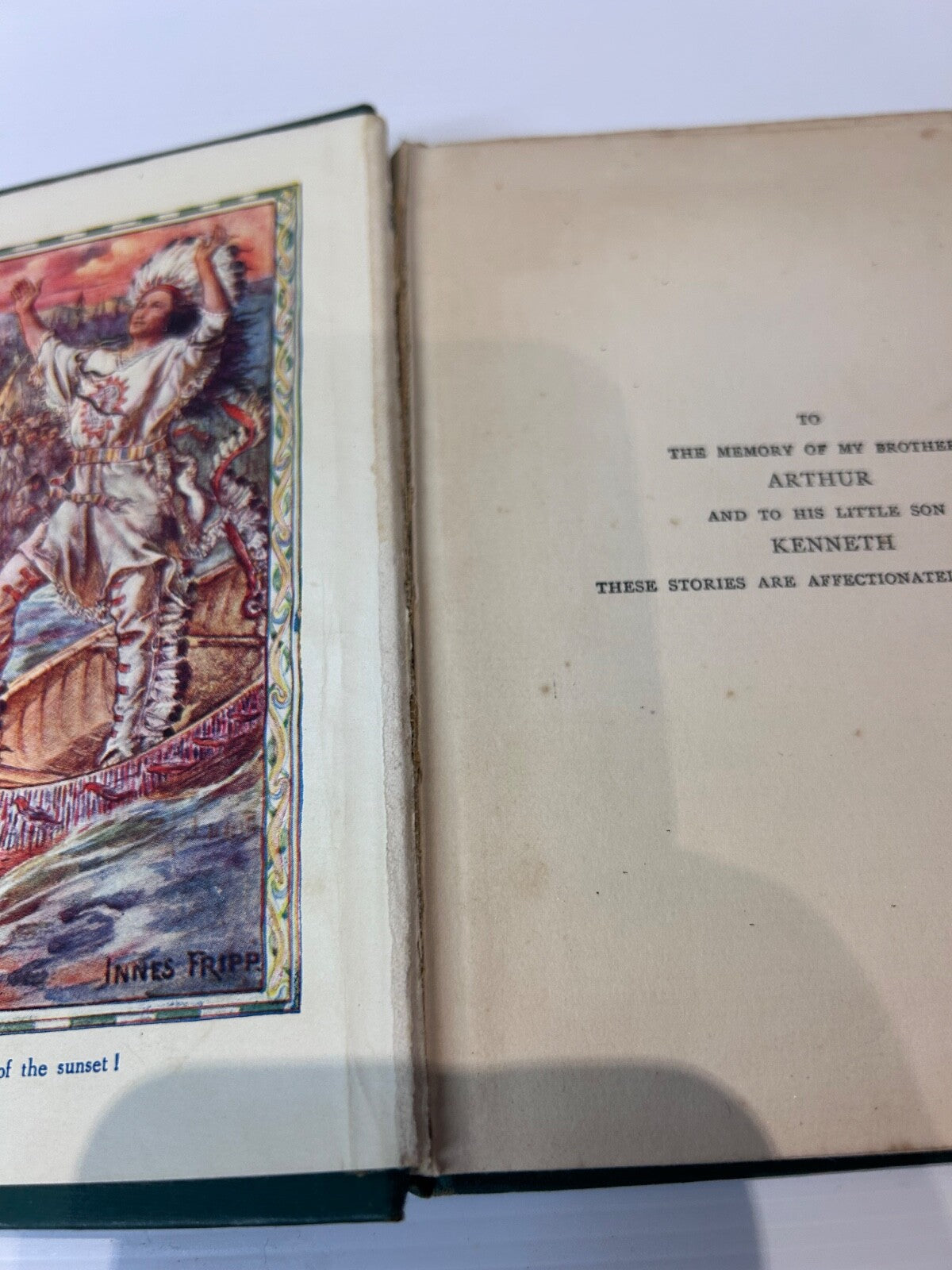 Stories from Hiawatha c1920s HC Illustrated Innes Fripp Golden River Series