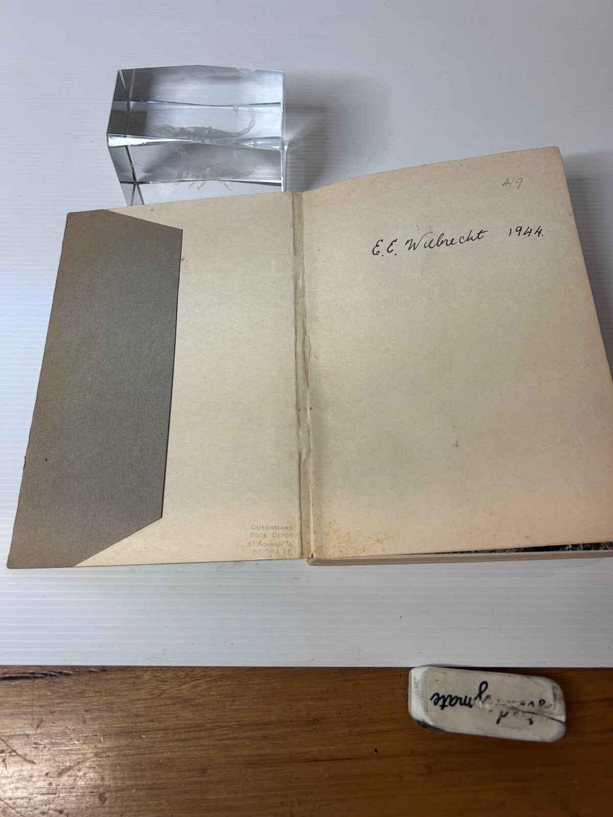 Cullenbenbong Bernard O’Reilly 1944 HC 1st Ed Bush Memoir QLD 206pp