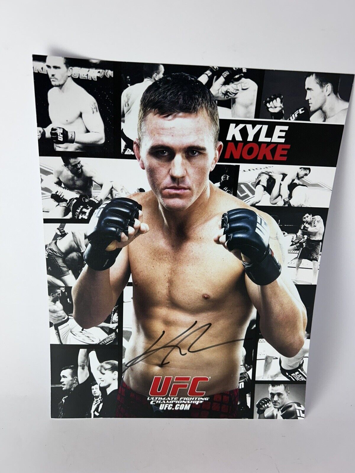 Jon Fitch, BJ Penn,  Kyle Nike, George Sotropoulos Signed 8x10 Photo UFC MMA