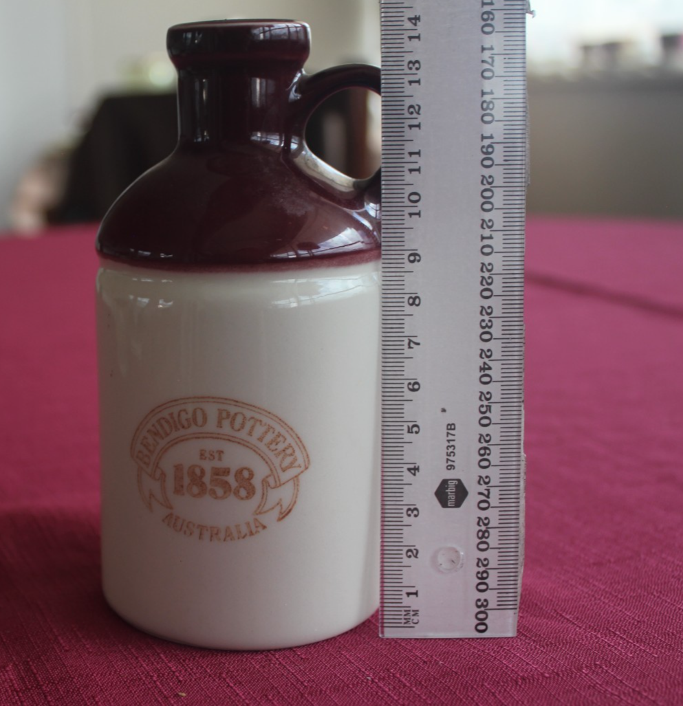 Vintage Bendigo Pottery Heritage Stoneware Bottle / Jug