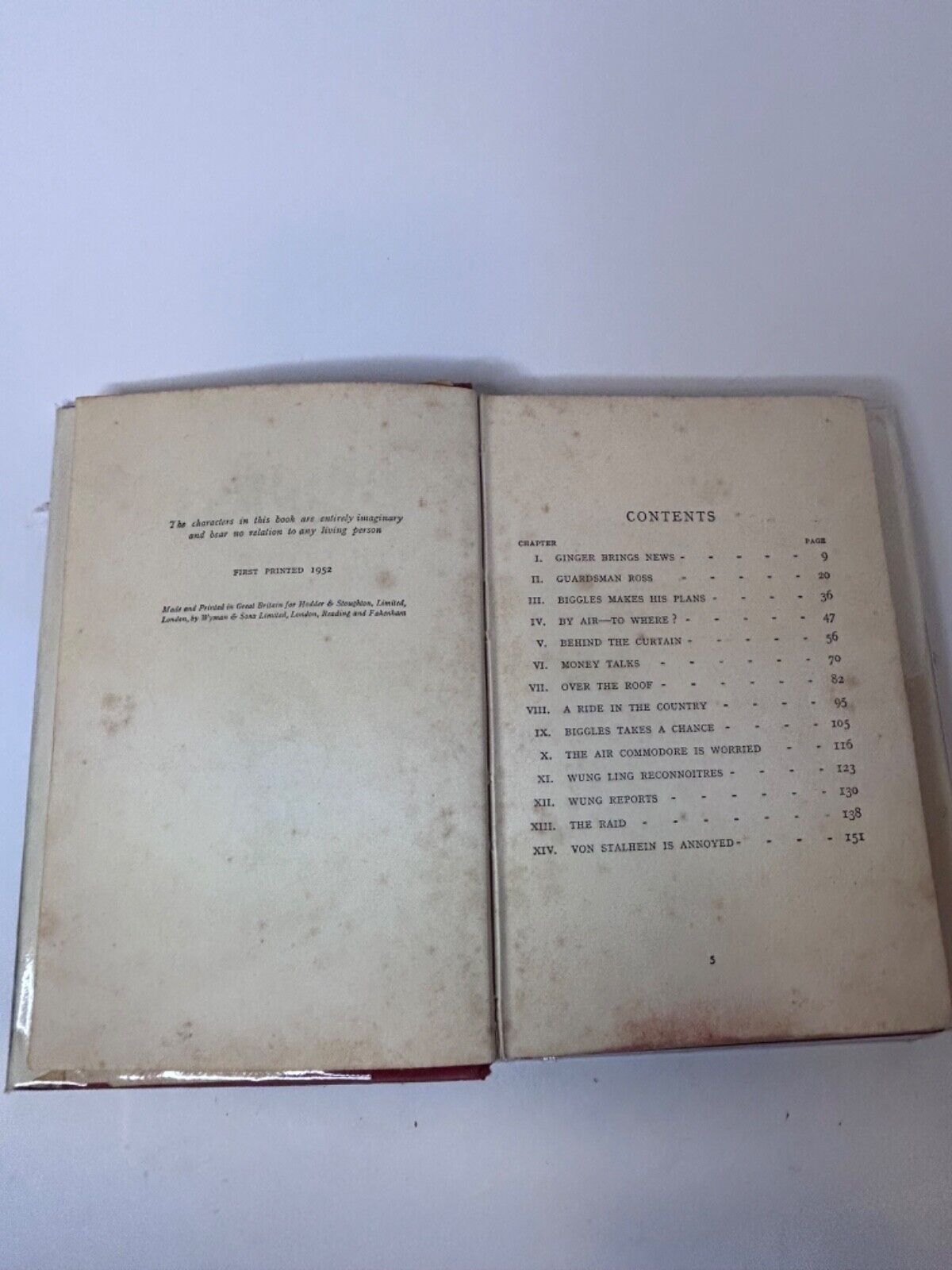 Biggles Follows On Captain W.E. Johns First Edition 1952 Dust Jacket