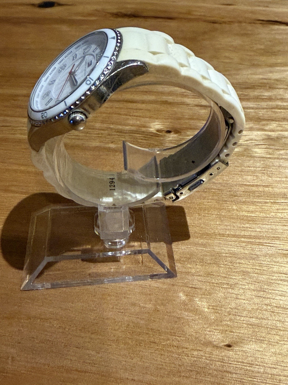 Tommy Hilfiger TH.147.3.29.1057 White Silicone Ladies Quartz Watch Working