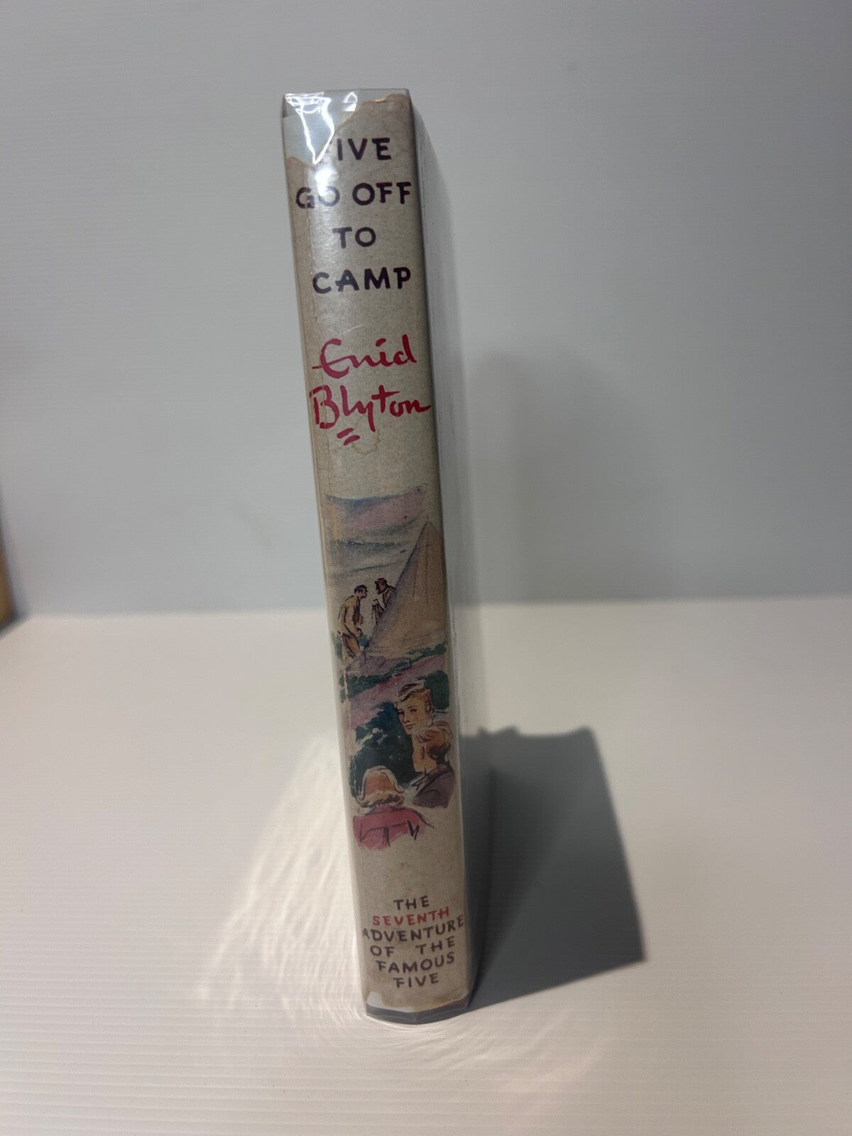 Five Go Off to Camp Enid Blyton 1953 HC DJ 5th Impression H&S Famous Five