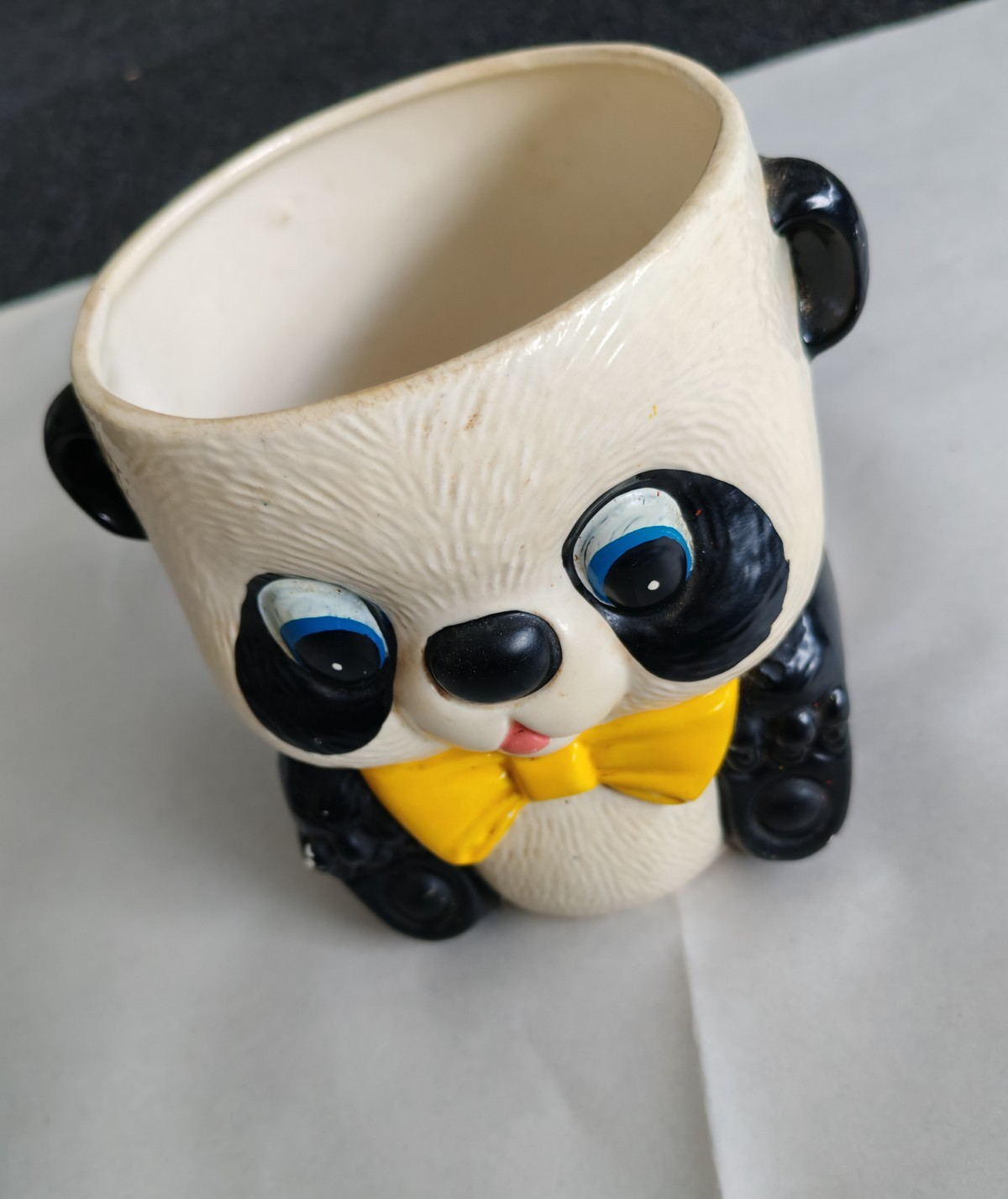 Vintage Panda Character Cookie/ Planter – Made in Japan – Retro Novelty Ceramic