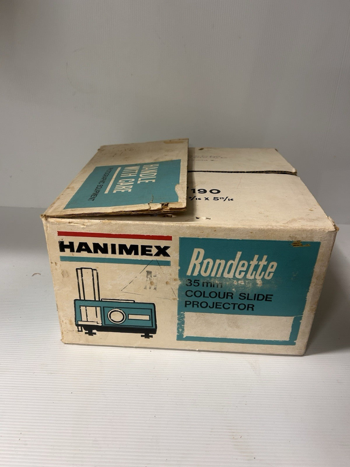 Hanimex Rondette 35mm Colour Slide Projector 1973 Boxed Working w/ Papers