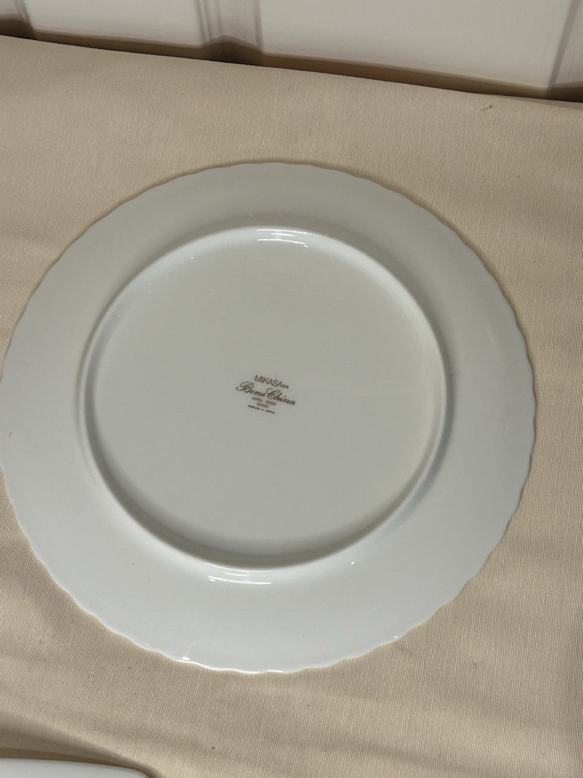 Mikasa Bone China April Rose Pattern Cake Plate and Server #B2053 Japan