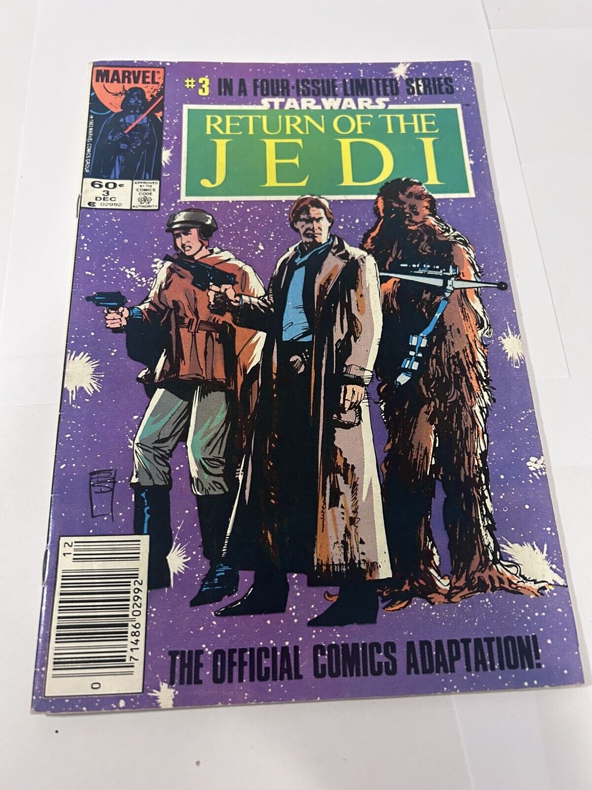 Star Wars: Return of the Jedi Comic Books Complete Set of 4 Marvel Comics 1983