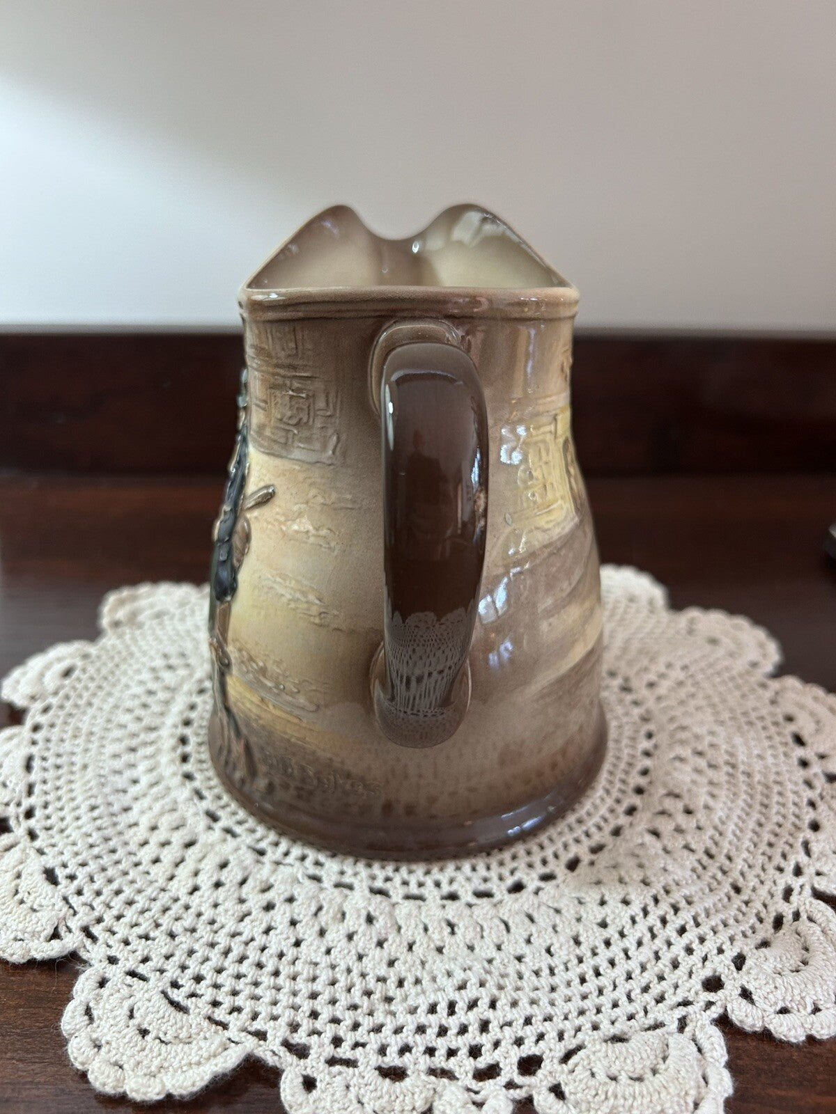Royal Doulton Dickens Seriesware Bill Sykes 5" Relief Pitcher/Jug D5833 - RARE