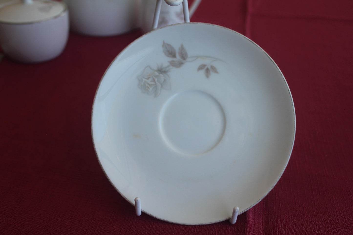 Noritake Rosay Tea Set (10pc) Japanese Vintage Teapot, Cups, & More