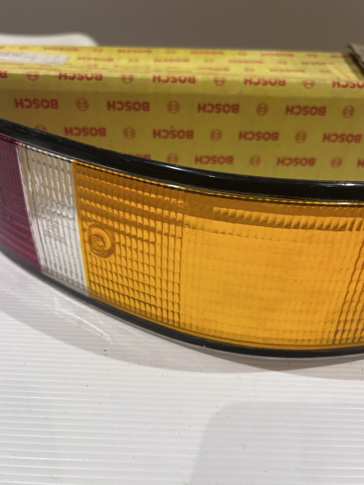 Pair Bosch Porsche 911 Rear Tail Light Lenses 1964–73 | OEM | 911.631.924.03