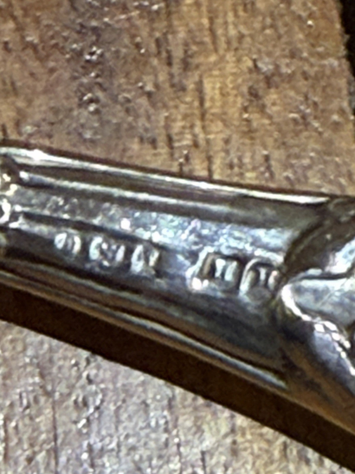 Antique Sterling Silver Cherub Button Hook 1904 Birmingham Henry Matthews