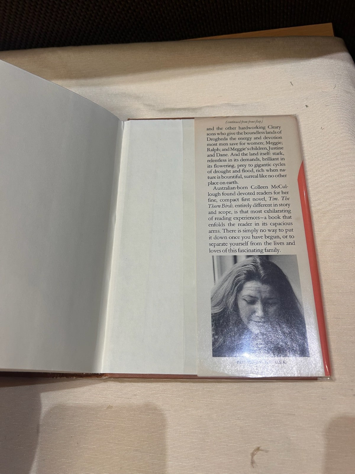 The Thorn Birds – Colleen McCullough | Vintage Hardcover w/ Dust Jacket 1st Ed