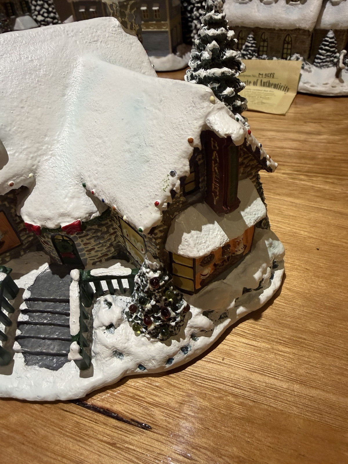 Hawthorne Village Thomas Kinkade Yuletide Bakery Christmas Village With Cord