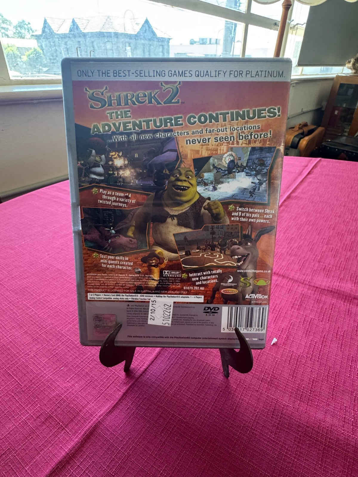 Shrek 2 PS2 PAL Platinum – Action Adventure Game – Complete w/ manual | 2004