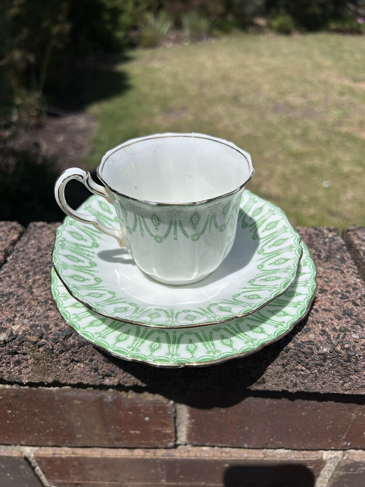 Vintage Art Deco Quads  E Hughes England Bone China - Collectable