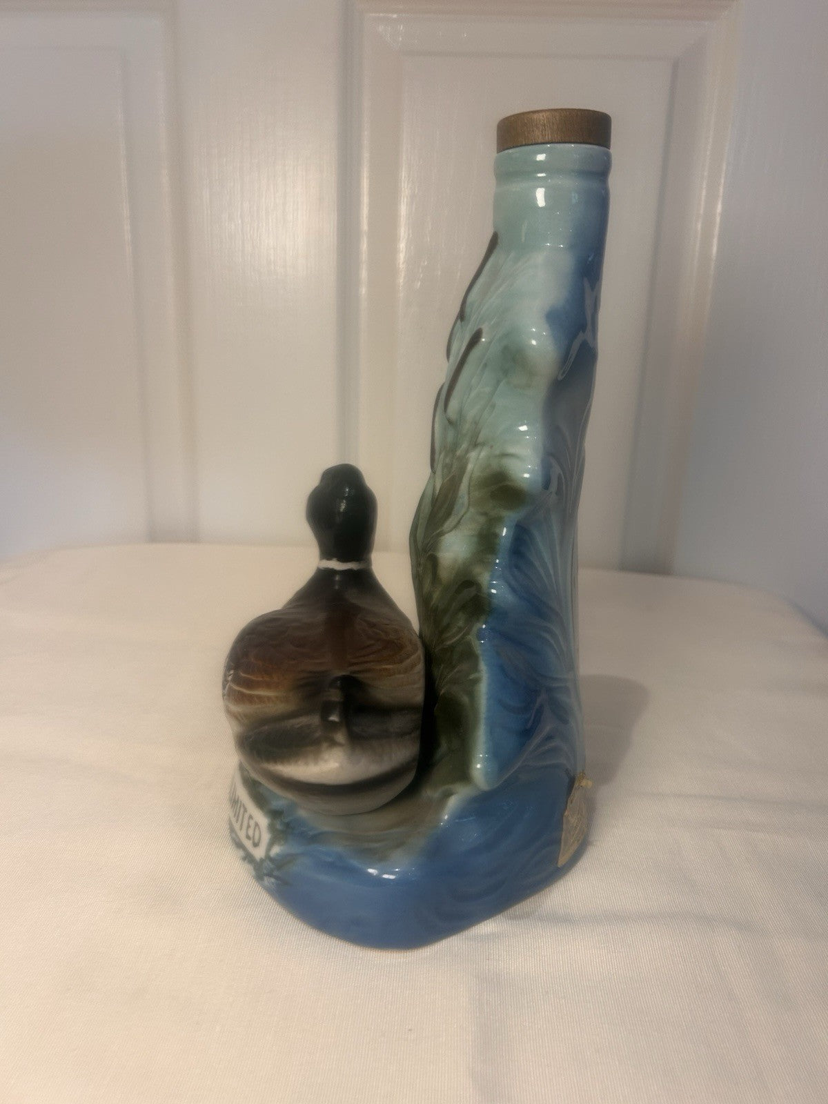 Jim Beam Ducks Unlimited Mallard Decanter 1974–75 Vintage Ceramic Bottle