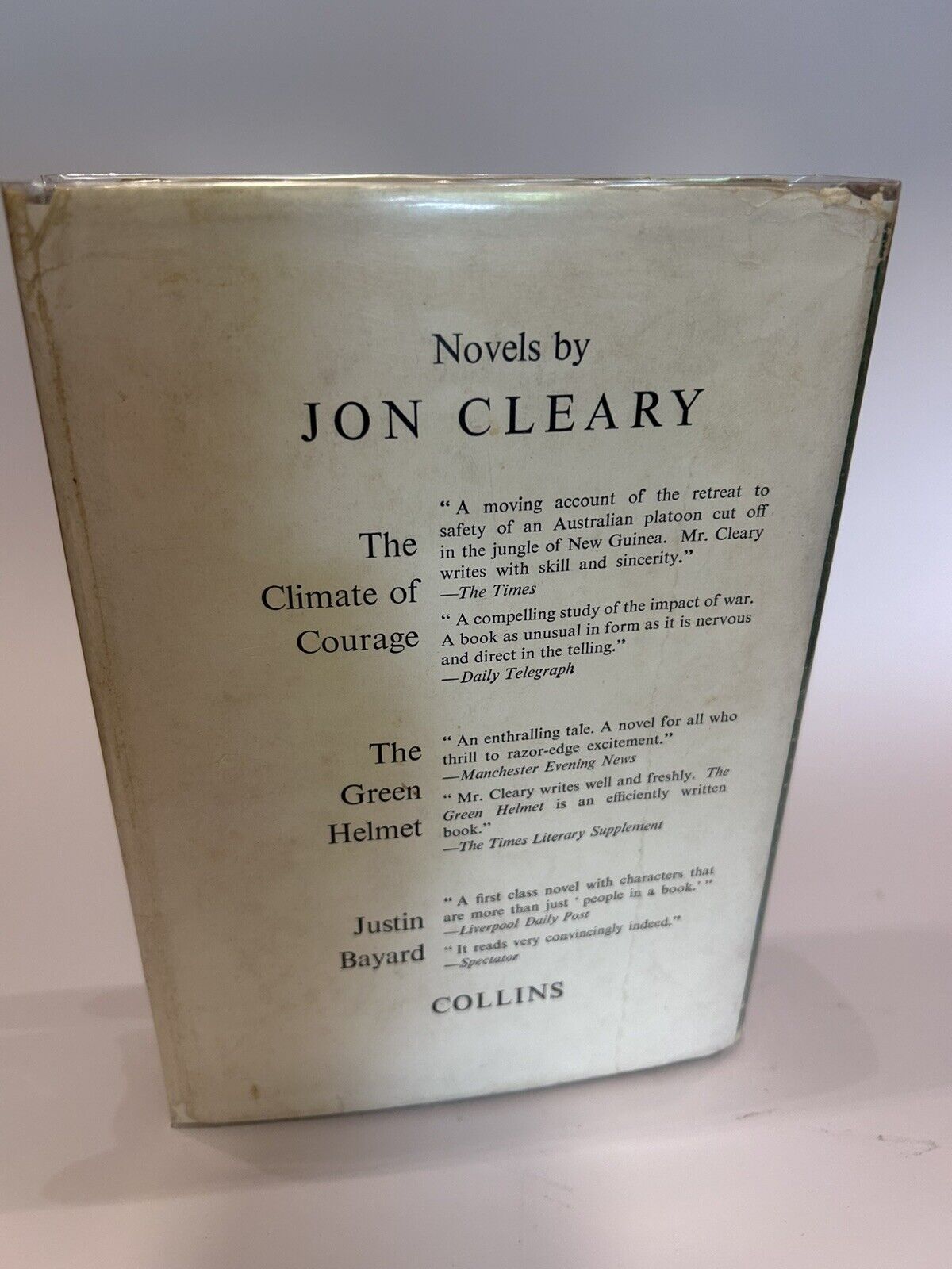 Jon Cleary ‘Back Of Sunset’ 1959 Edition With Dust Jacket