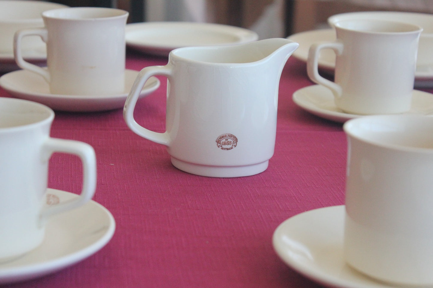 Vintage Bendigo Pottery 1858 Australia | Heritage Classic White Dinner Set