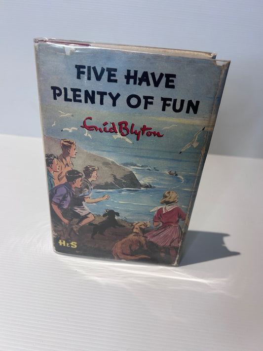 Vintage Enid Blyton - Five Have Plenty of Fun, 1st Edition 1955 Hard Cover
