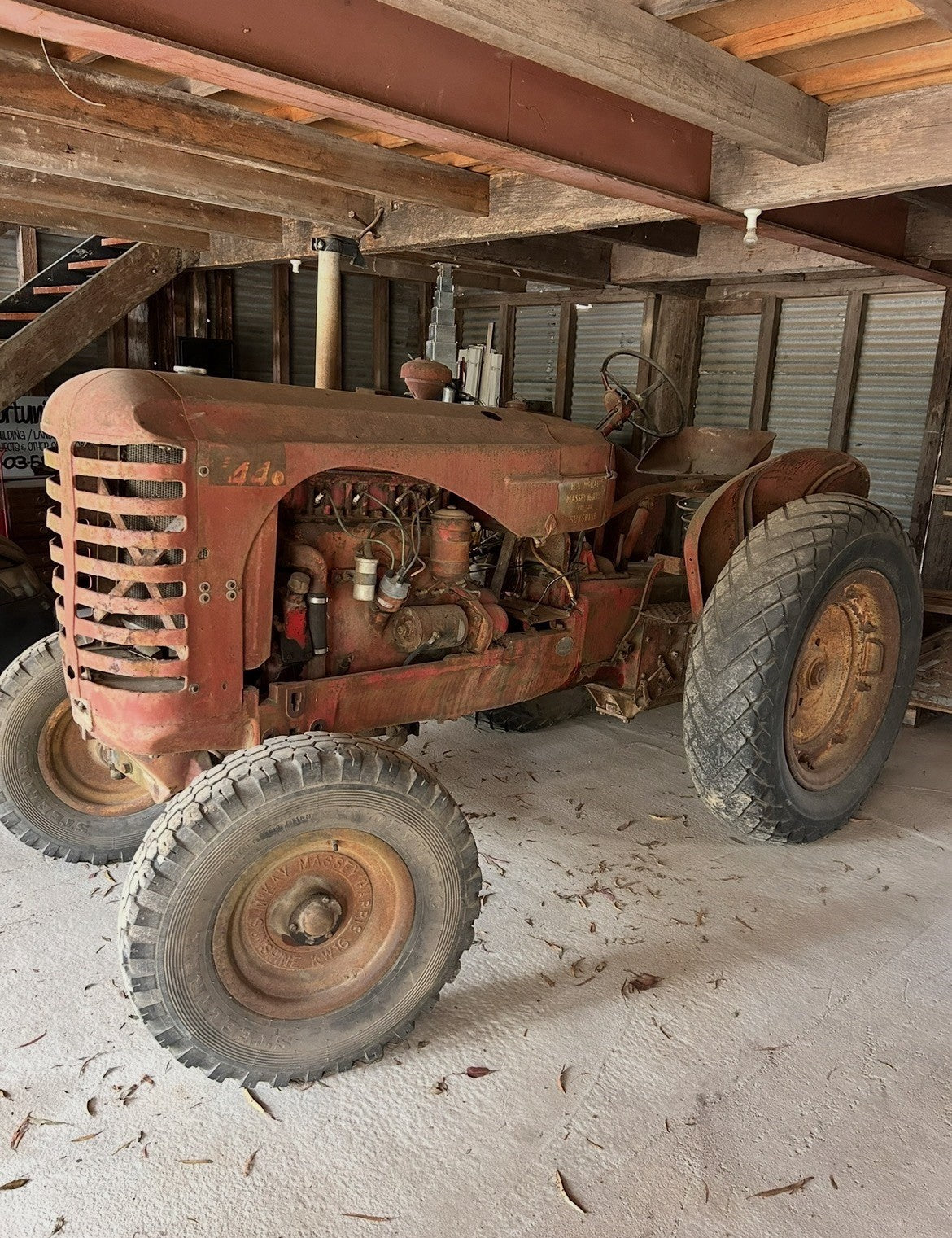 Australian-Built Massey Harris 44K Vintage Tractor – Petrol, Electric Start