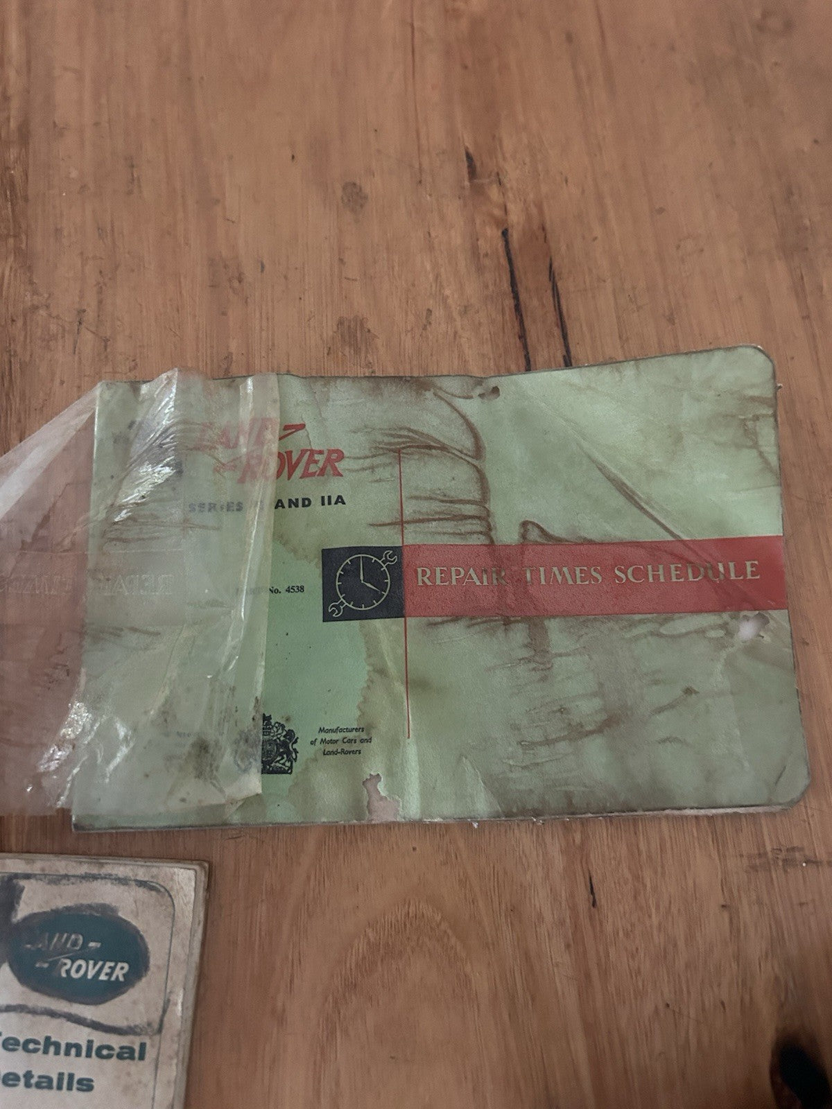 Land Rover Series II/IIA Framed Original Manuals Set – 1960s Workshop & Tech