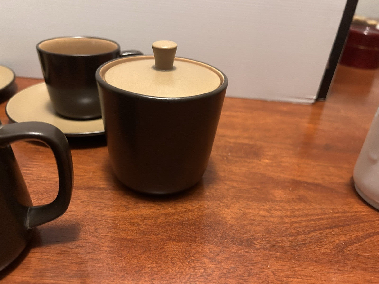 Mikasa Terra Stone Bronze Green J4001 Japan Coffee Set 5 Cups