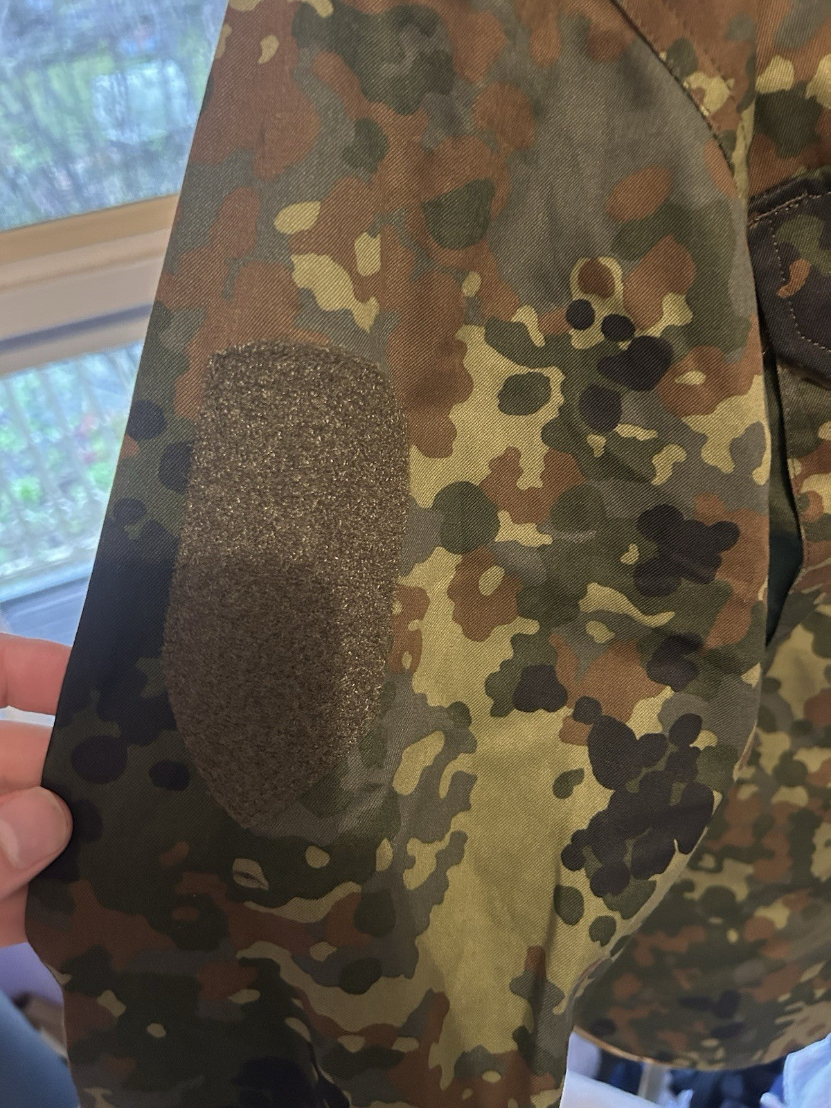 German Army Flecktarn Field Jacket BW Combat Shirt 2012 Size Gr.7 7585/9500