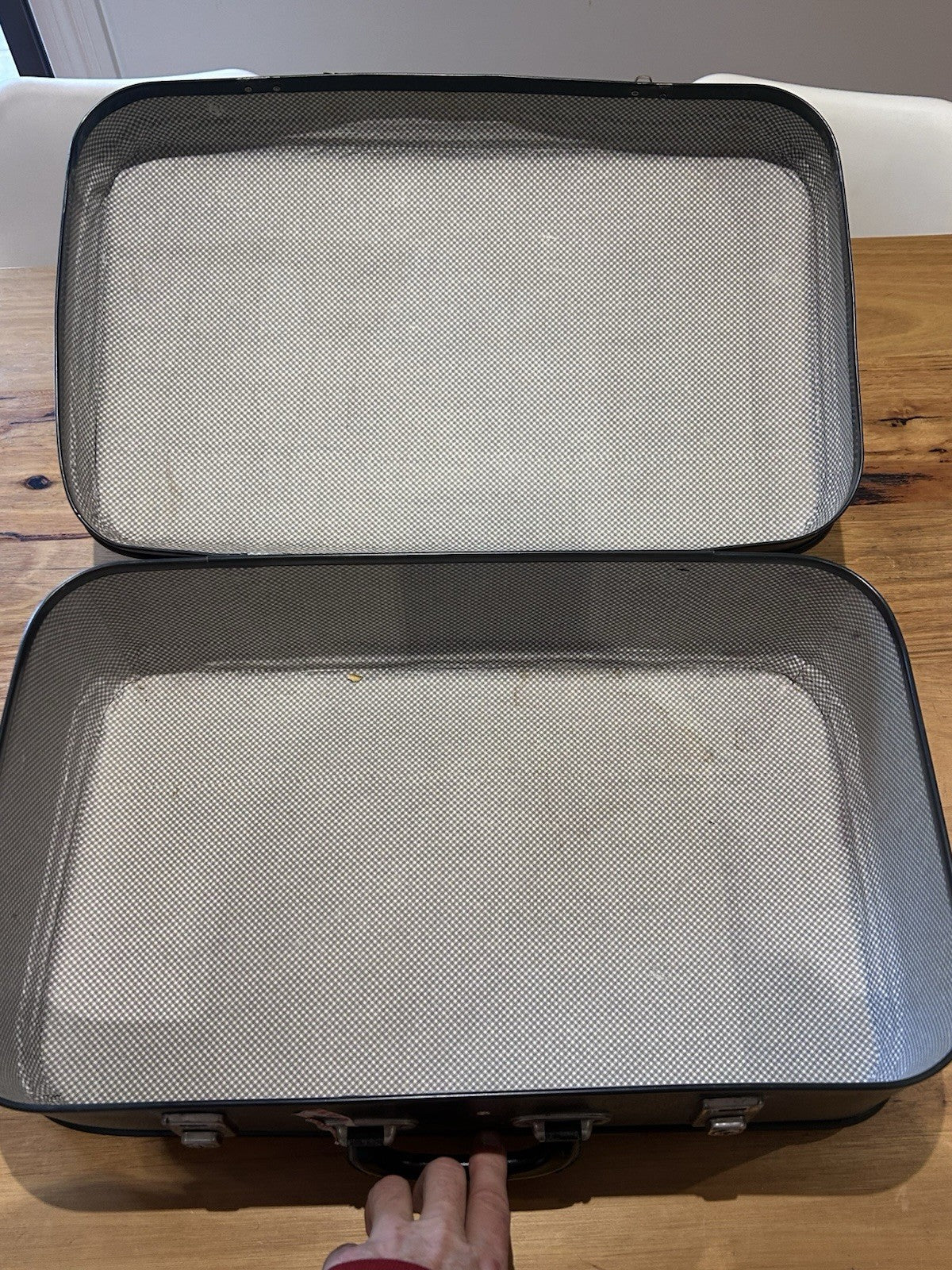 Vintage 1950s P&O Orient Lines Cabin Suitcase Orcades Cheney Latches 54x33cm