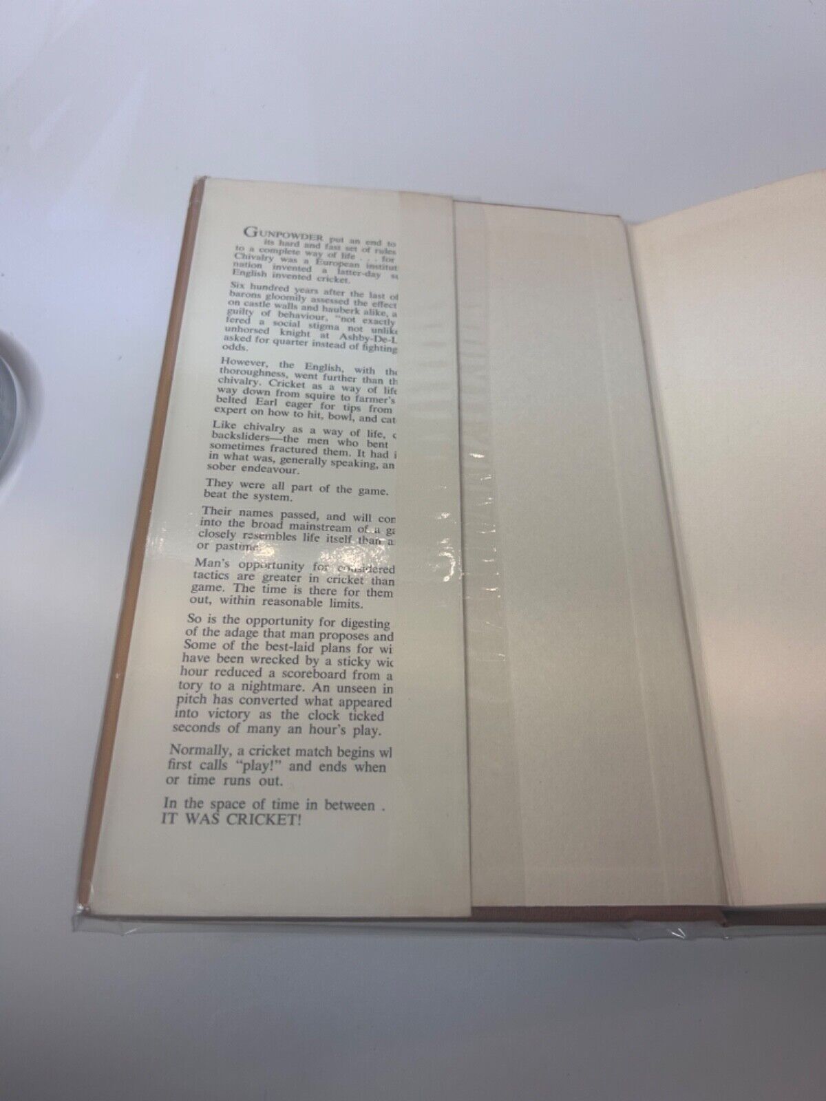 Some of it was Cricket by Frank Browne First Edition Hardcover Dust Jacket